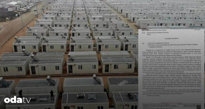 Hatay’da konteyner kent alanları için “geçici el koyma” kararı alındı